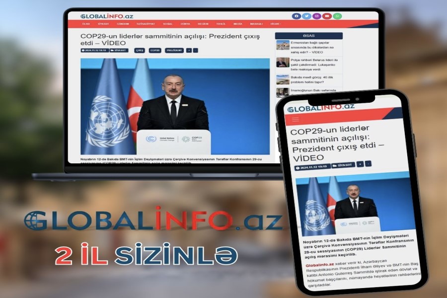 Globalinfo.az 2 yaşında...