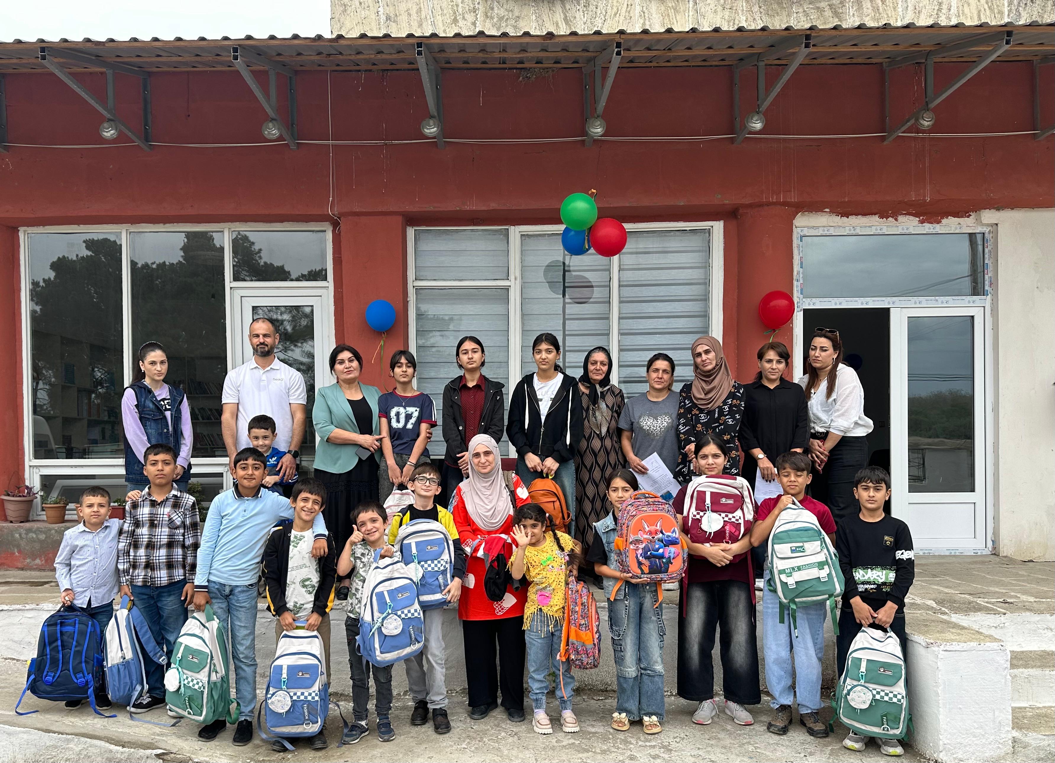 Neftçalada məktəblilərlə görüş keçirilib