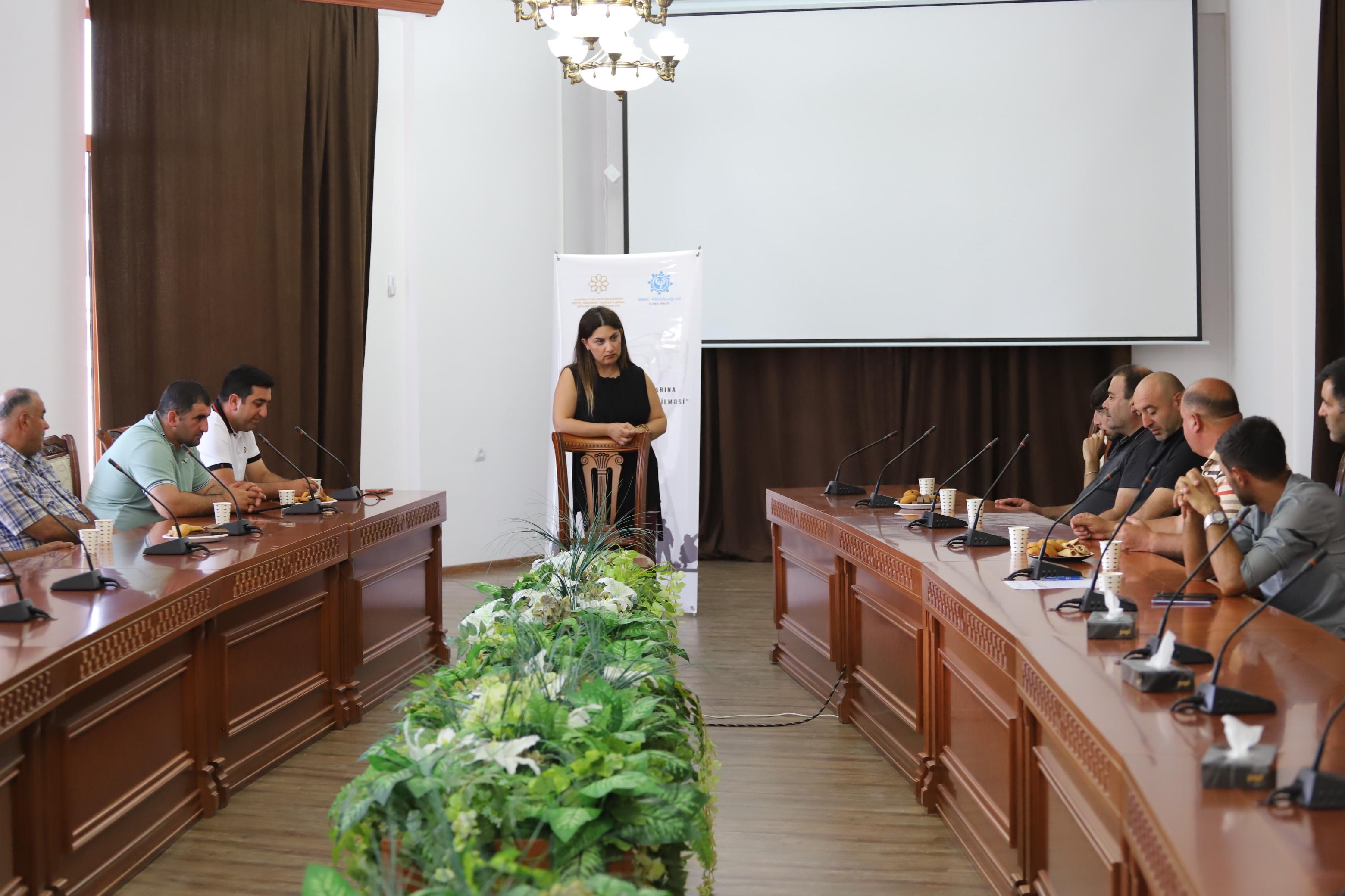 Müharibə iştirakçılarına psixoloji dəstək layihəsi yekunlaşıb