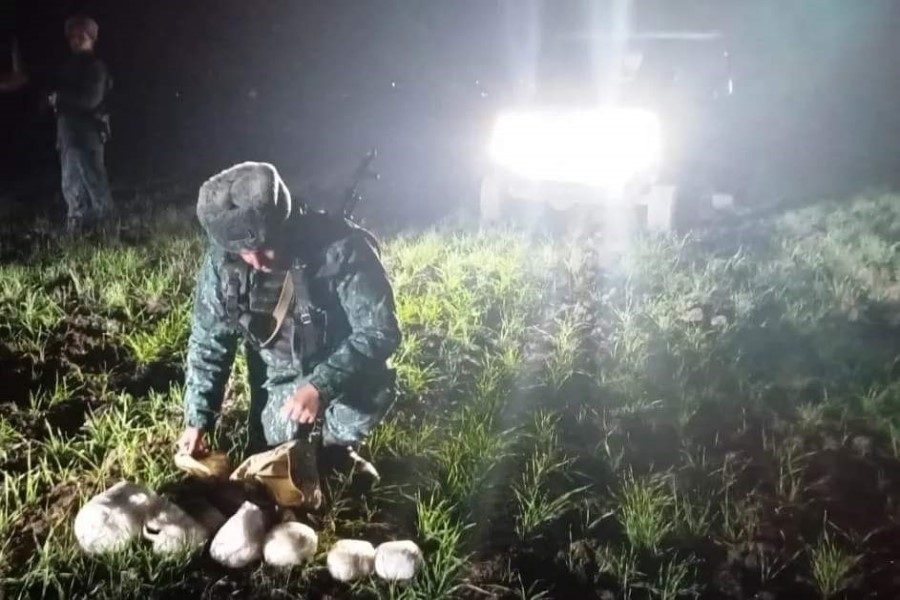 Naməlum şəxsin dövlət sərhədini pozması müşahidə edilib