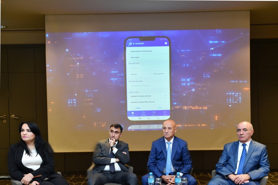 Ədliyyə və məhkəmə sahəsində innovasiyaların tətbiqi ilə bağlı hakimlərlə görüş keçirilib - FOTO