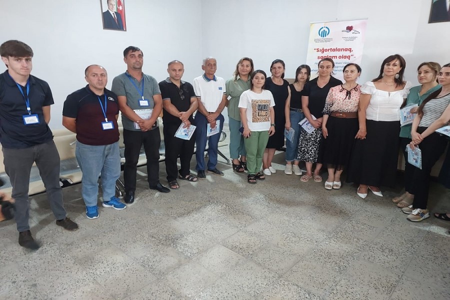 “Sığortalanaq, sağlam olaq” adlı tədbir keçirilib - FOTOLAR