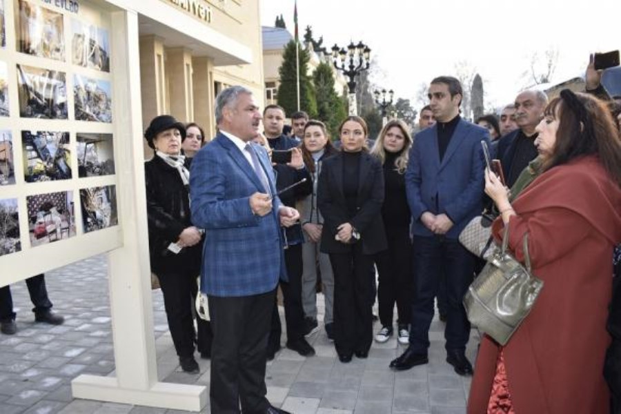 Azərbaycanın QHT nümayəndələri Suqovuşan qəsəbəsinə və Talış kəndinə səfər ediblər - FOTO +VİDEO