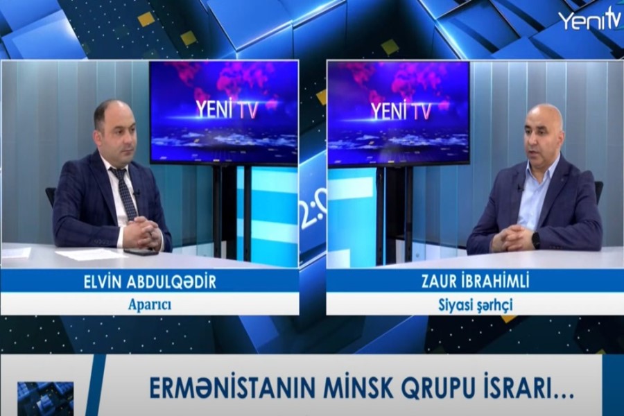 "Ermənistan Minsk qrupunu Fransanın müdaxiləsi üçün alət kimi saxlamağa çalışır" - Zaur İbrahimli / VİDEO