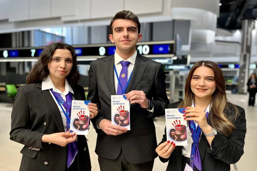 Məişət zorakılığına qarşı mübarizəyə dair maarifləndirmə tədbirlərinə DOST könüllüləri də qoşulub