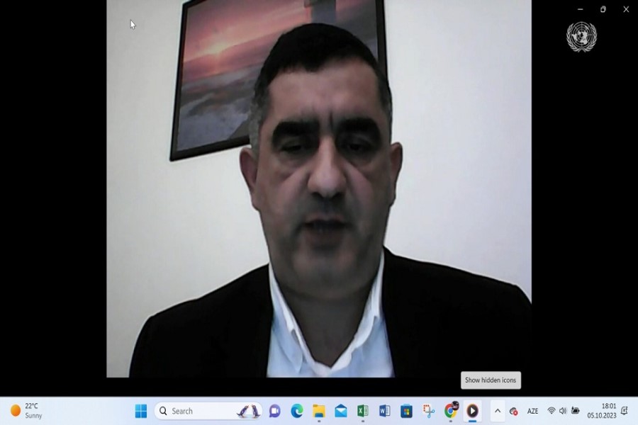 QHT sədrinin Video-müraciəti BMT-nin Plenar İclasında yayımlanıb - VİDEO
