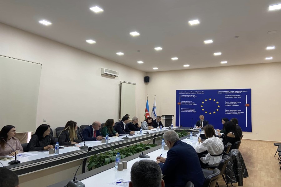 İnsan Haqları İnstitutunda “Mediasiya proseslərinin insan hüquqlarının qorunması sahəsində əhəmiyyəti” mövzusunda təqdimat keçirilib
