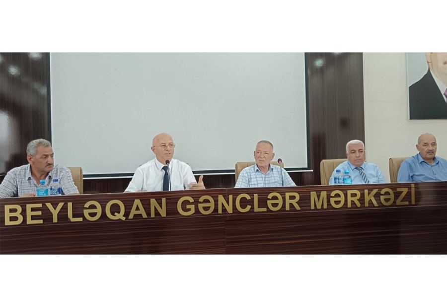 AVMVİB Beyləqanda “Müharibə veteranlarının hüquqi maarifləndirməsi” adlı layihə tədbiri keçirib - FOTOLAR