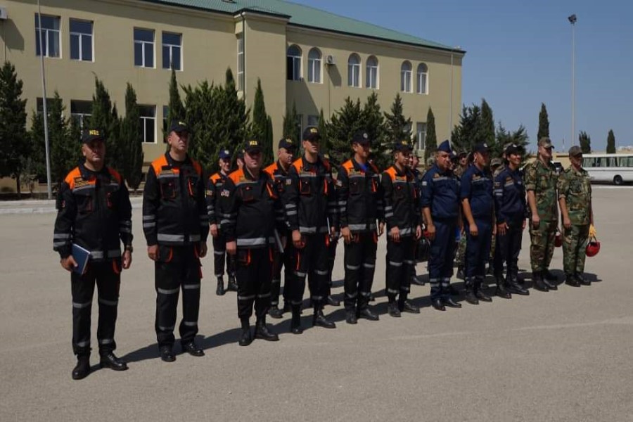 AFAD nümayəndələrinin iştirakı ilə FHN-in Beynəlxalq Axtarış-xilasetmə Dəstəsinin növbəti taktiki-xüsusi təlimi keçirilib