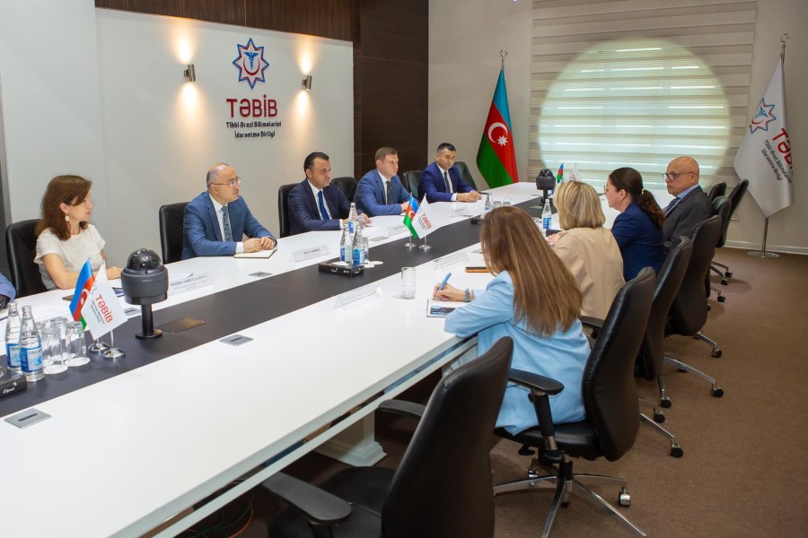 TƏBİB-də Qlobal Fondun nümayəndə heyəti ilə görüş keçirilib - FOTO