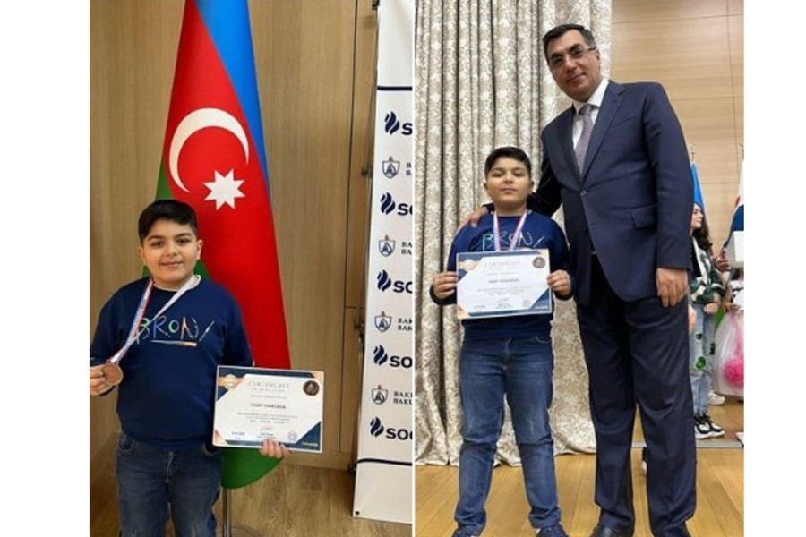 Beynəlxalq yarışmada qaliblərin siyahısında Şəhid övladının adı da yer alıb