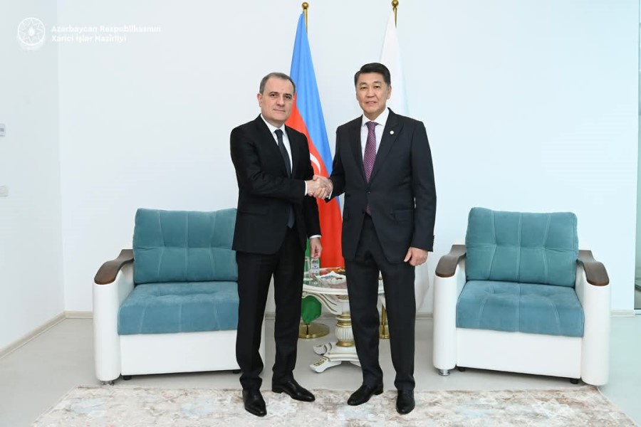 Ceyhun Bayramov Berek Aren ilə görüşüb