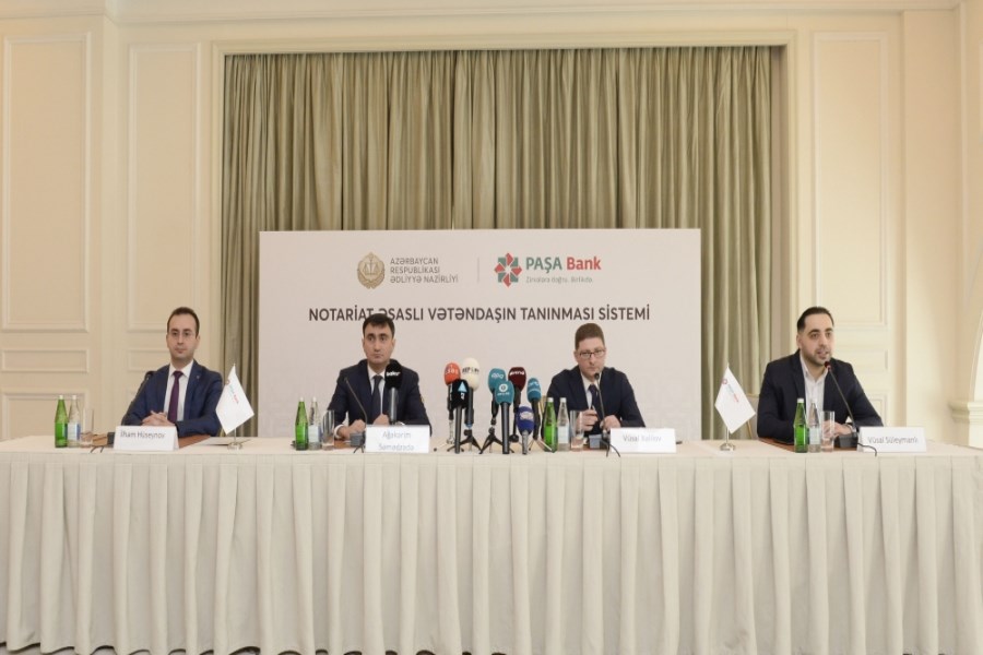 Azərbaycanda ilk dəfə bank əməliyyatları çərçivəsində onlayn notariat hərəkətlərinin həyata keçirilməsinə imkan verən xidmət təqdim edilib
