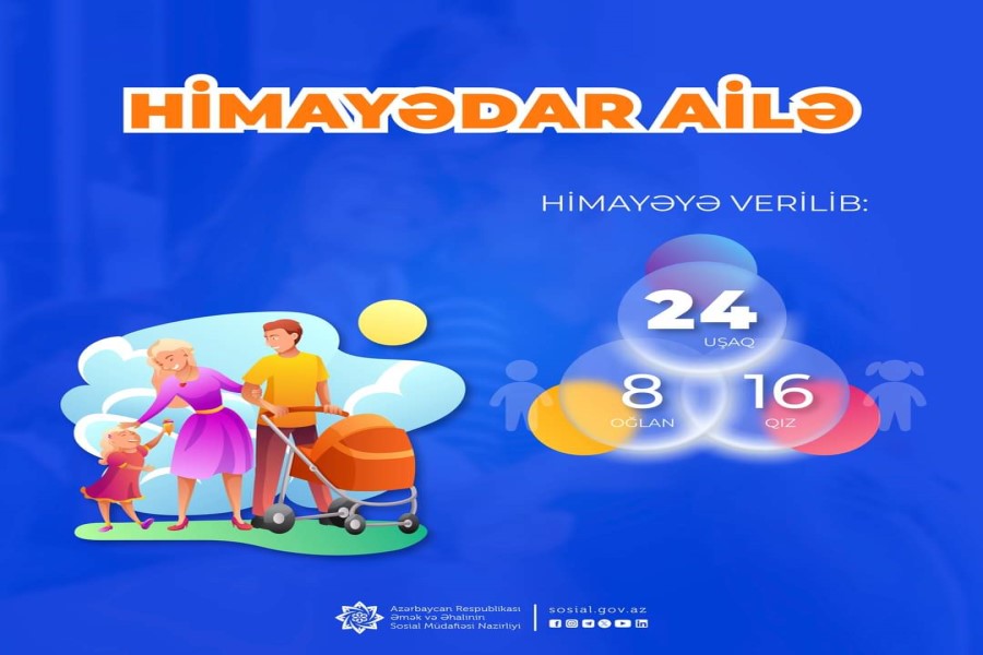 24 uşaq himayədar ailələrə verilib