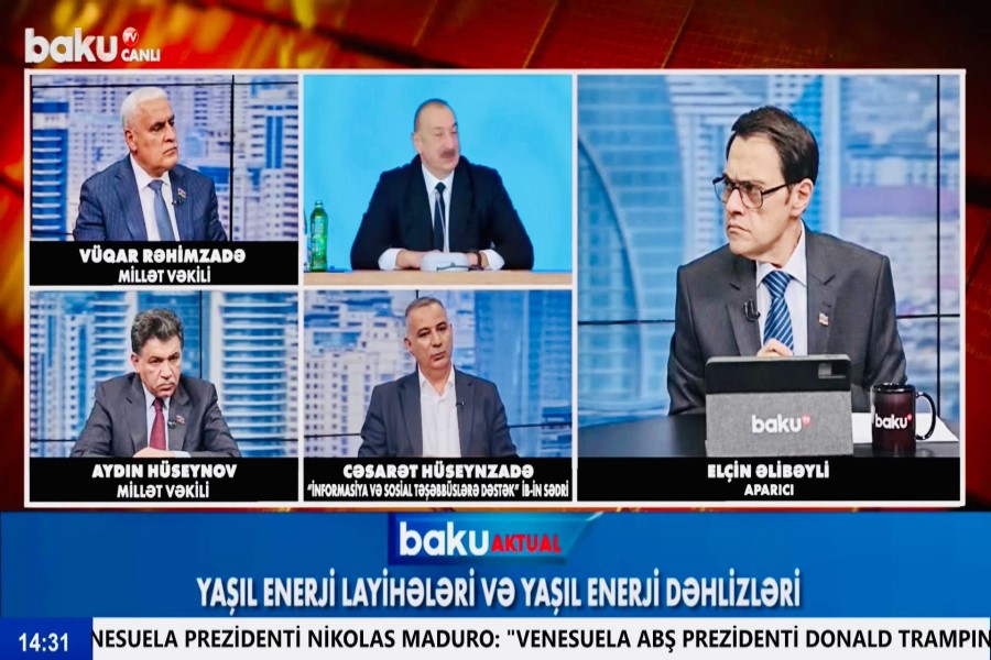 BAKU TV-də enerji gələcəyi müzakirə olundu - Avropa və Asiyanın diqqəti Azərbaycanda / FOTOLAR/ VİDEO