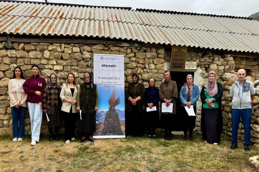 “4 mövsüm Qrız”: Qrızda qadınlar üçün növbəti təlim keçirildi – FOTO