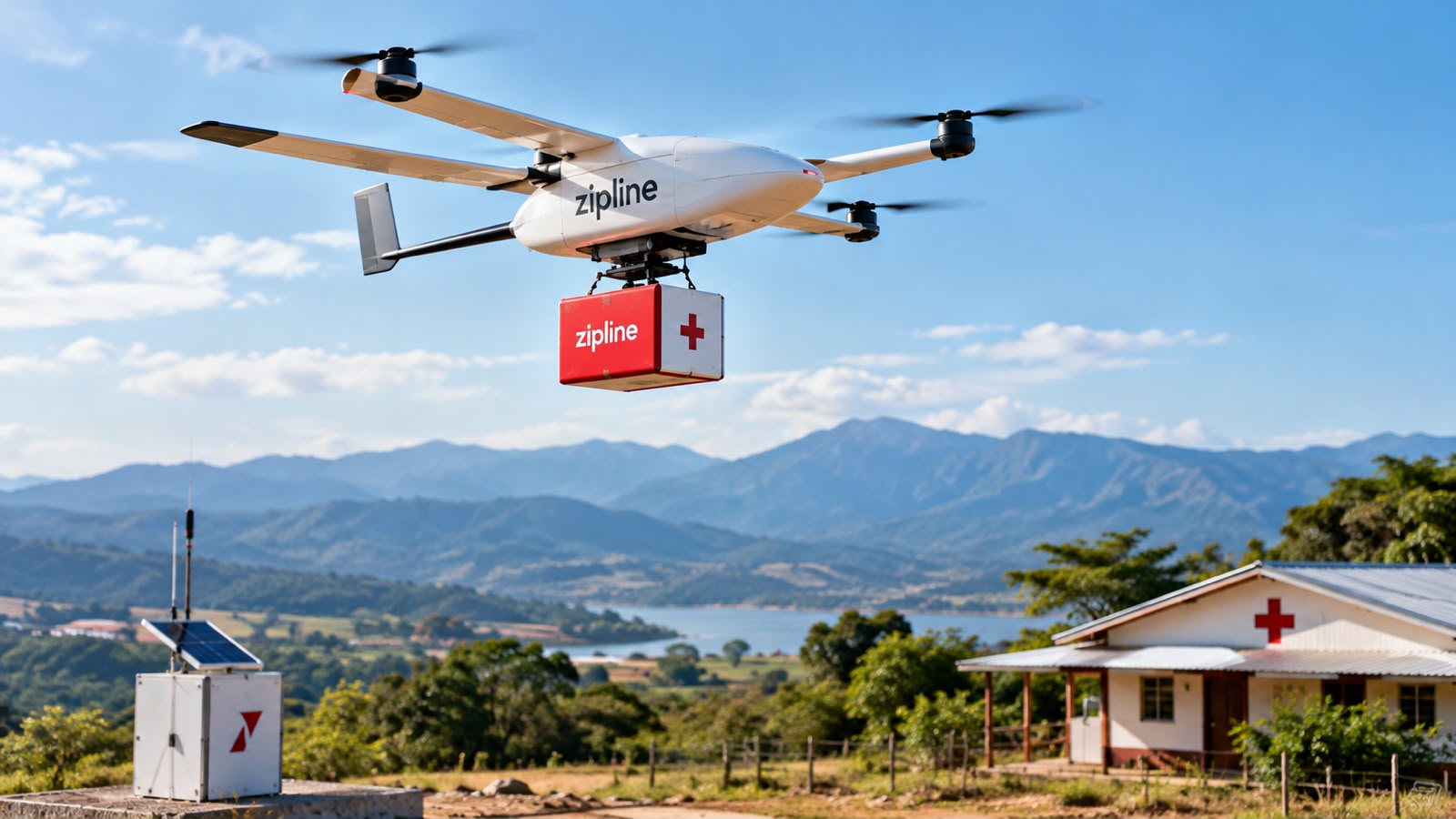 Zipline şirkəti dronlarla çatdırılma xidmətlərini genişləndirir