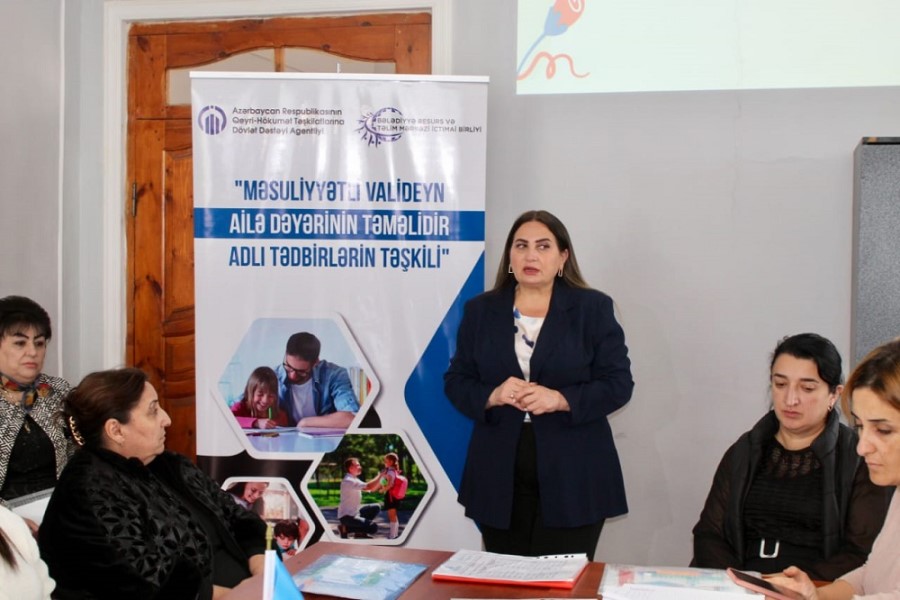 "Valideyn- övlad münasibəti" mövzusunda növbəti təlim keçirilib - FOTOLAR