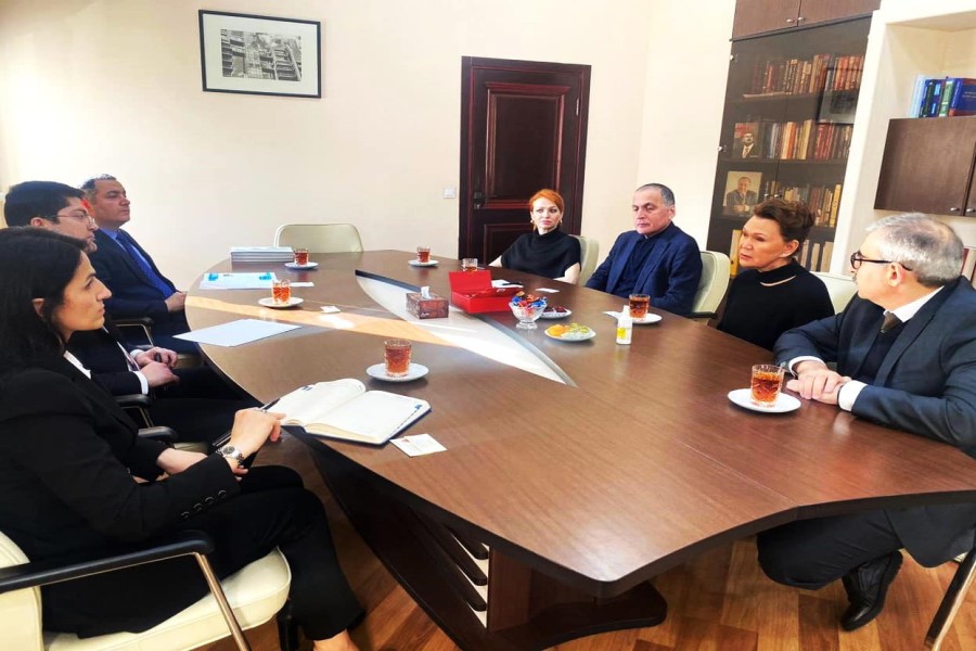 Hüquqi Ekspertiza və Qanunvericilik Təşəbbüsləri Mərkəzində Rusiya Federasiyasının nümayəndə heyəti ilə görüş keçirilib - FOTO