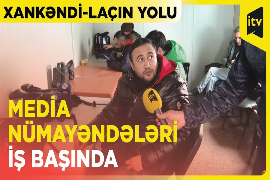 Xankəndi-Laçın yolunda media nümayəndələri hansı şəraitdə işləyir? -VİDEO