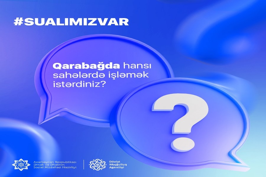 İşğaldan azad olunmuş torpaqlarda işləmək istəyərsən?