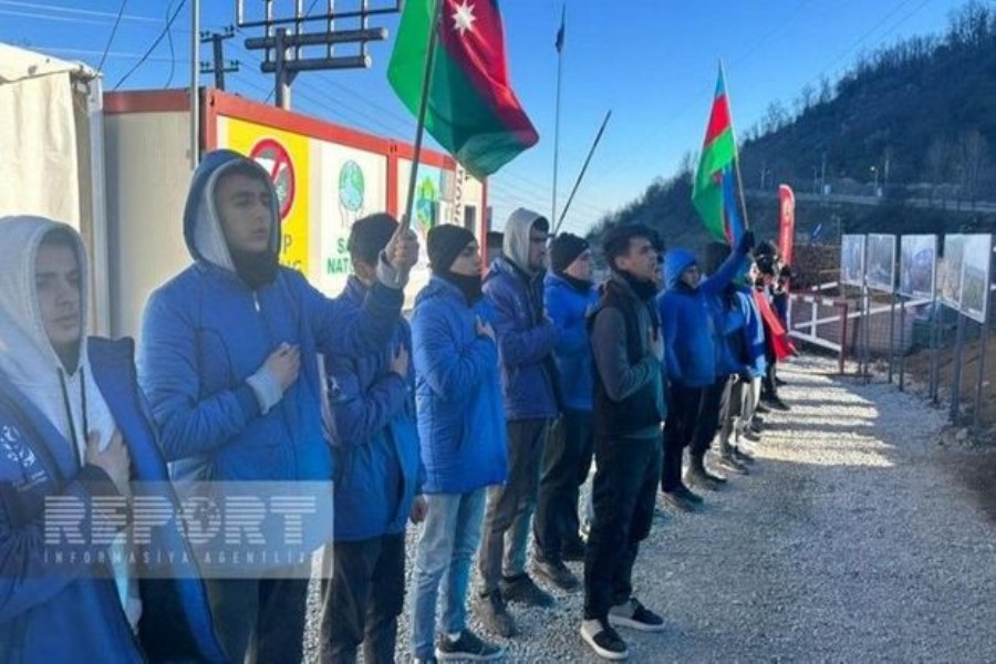 Xankəndi-Laçın yolu: Ekofəalların aksiyası 127 gündür yüksək fəallıqla davam edir
