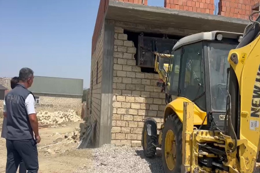 Fövqəladə Hallar Nazirliyi qanunsuz tikintilərin qarşısını alıb