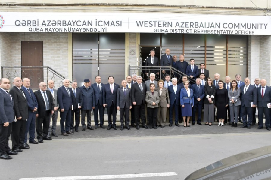 Qubada Qərbi Azərbaycan ofisinin açılışı olub - FOTOLAR