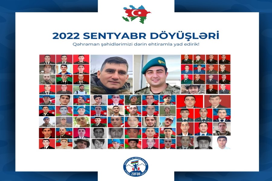 Ermənistanın 2022-ci il təxribatı: 2 il öncə Azərbaycan Silahlı Qüvvələrinin Şəhidləri anılır