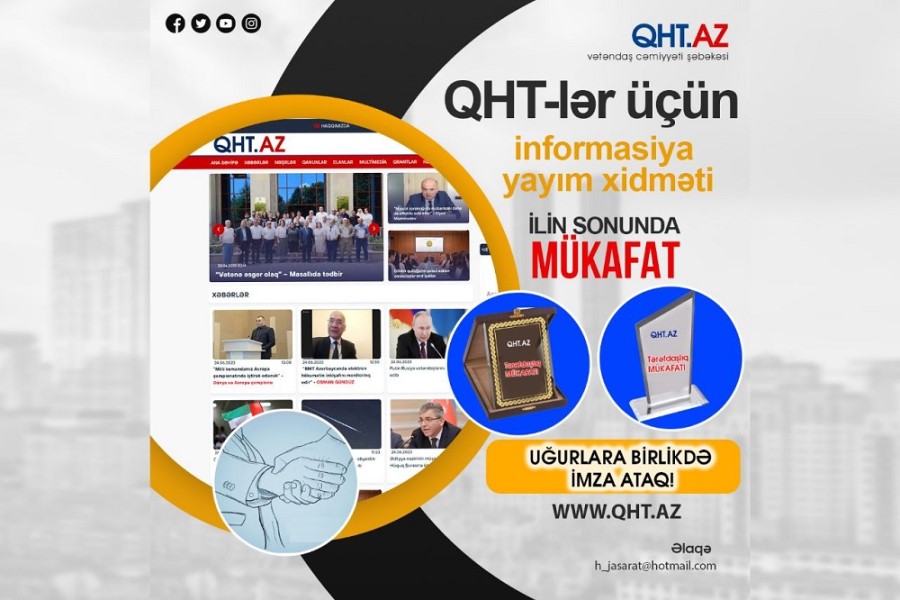 QHT.az saytı ictimai birlikləri ƏMƏKDAŞLIĞA dəvət edir