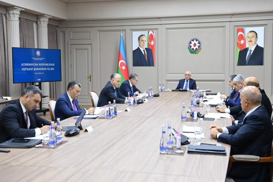 Azərbaycan Respublikasının İqtisadi Şurasının növbəti iclası keçirilib