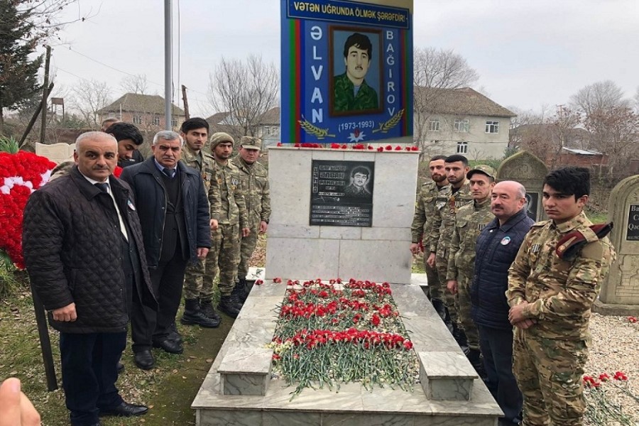 Masallıda şəhid Əlvan Bağırovun xatirəsi anılıb
