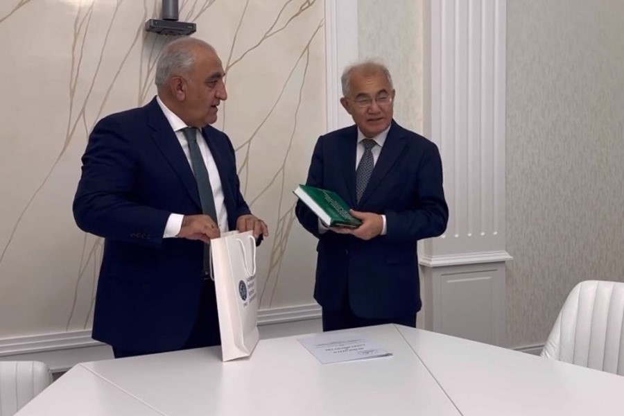 Özbəkistan Respublikası Ali Məclisinin Qanunvericilik Palatasının nümayəndə heyyəti UNEC-də - VİDEO