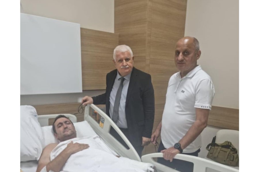 İctimai Şura sədrləri minaaxtaran Anar Ənnağızadəni ziyarət etdi - FOTOLAR