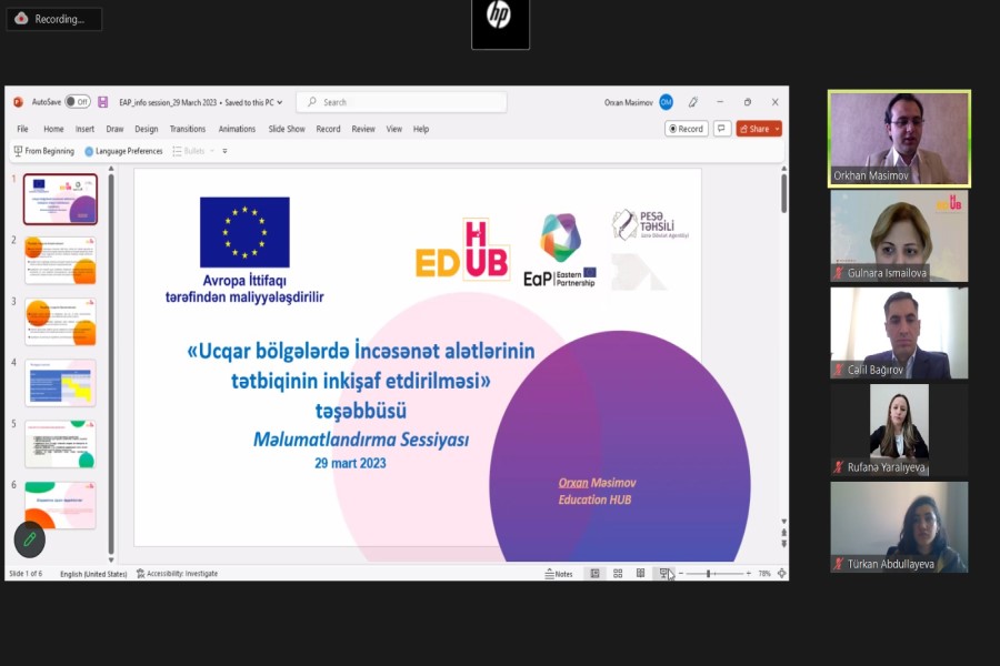 “Ucqar bölgələrdə incəsənət alətlərinin tətbiqinin inkişaf etdirilməsi” təşəbbüsü həyata keçiriləcək