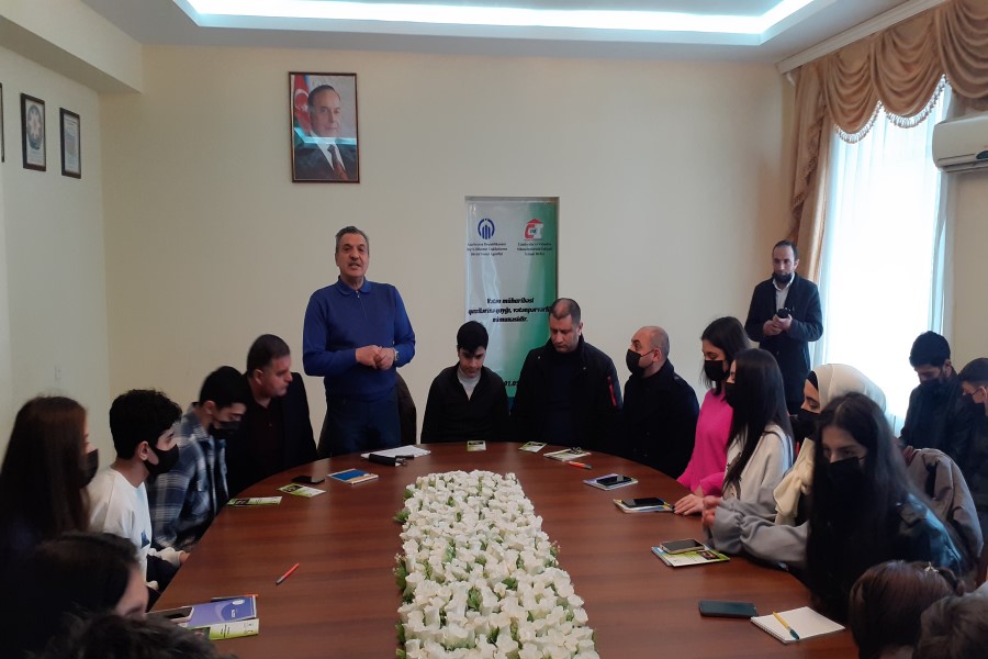 Qubada "Vətən müharibəsi qazilərinə qayğı, vətənpərvərlik nümunəsidir" layihəsi çərçivəsində tədbir keçirilib