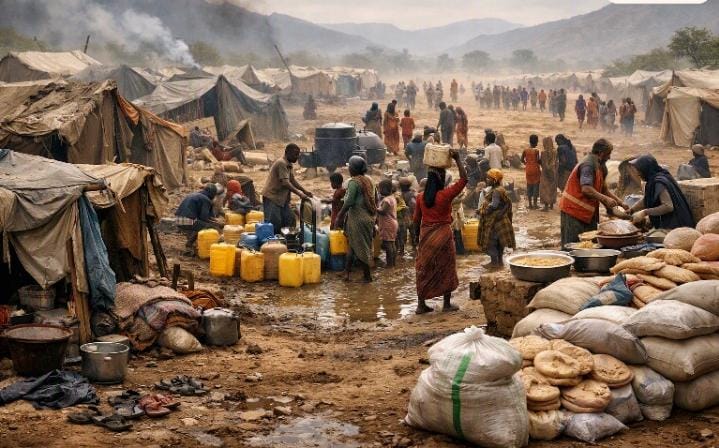 Dünyada milyonlarla köçkün humanitar yardımdan kənarda qalır