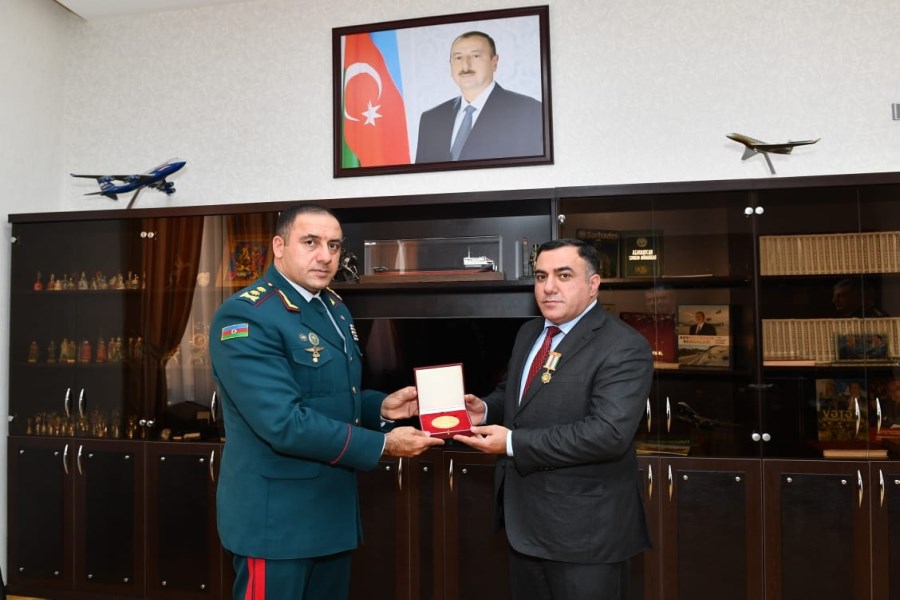 QHT sədrinə yubiley medalı təqdim olunub