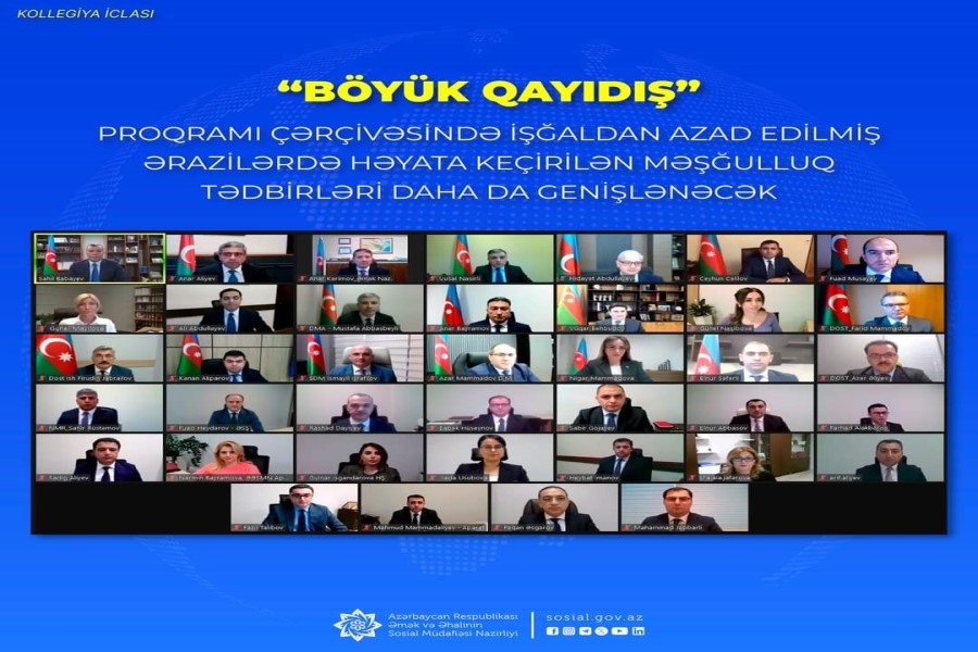 “Böyük Qayıdış” proqramı çərçivəsində işğaldan azad edilmiş ərazilərdə həyata keçirilən məşğulluq tədbirləri daha da genişlənəcək