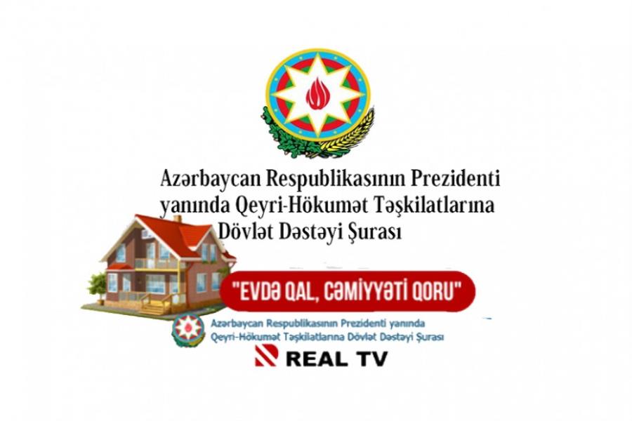 “Mədəniyyət və İncəsənət Əsərlərinin Müəlliflərinə Dəstək” İctimai Birliyi “Evdə qal, cəmiyyəti qoru” kampaniyasına qoşulub