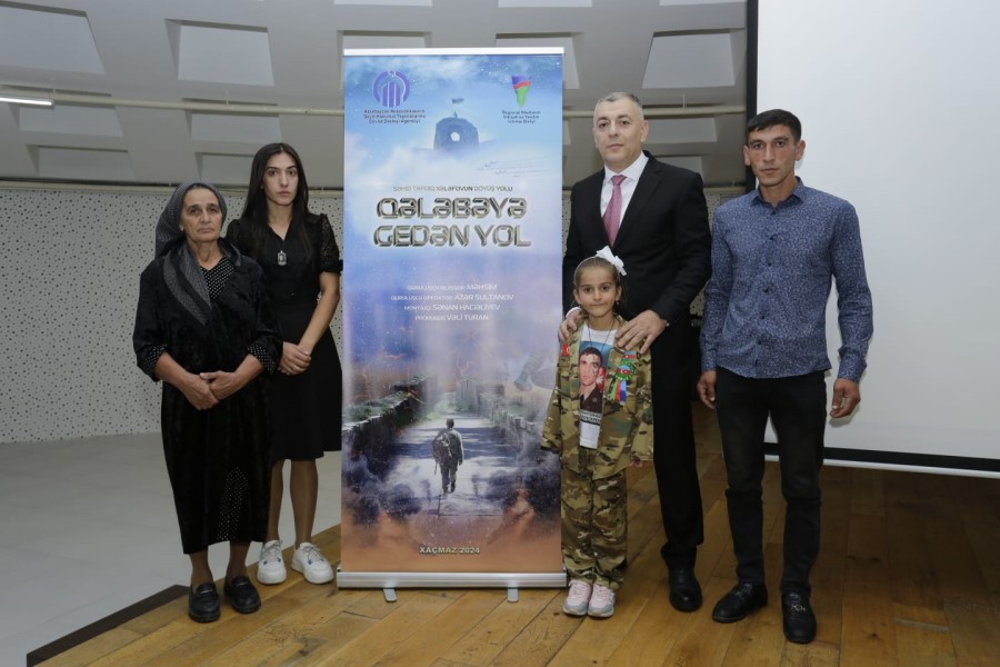 “Qələbəyə gedən yol” sənədli filminin təqdimatı keçirilib - FOTOLAR