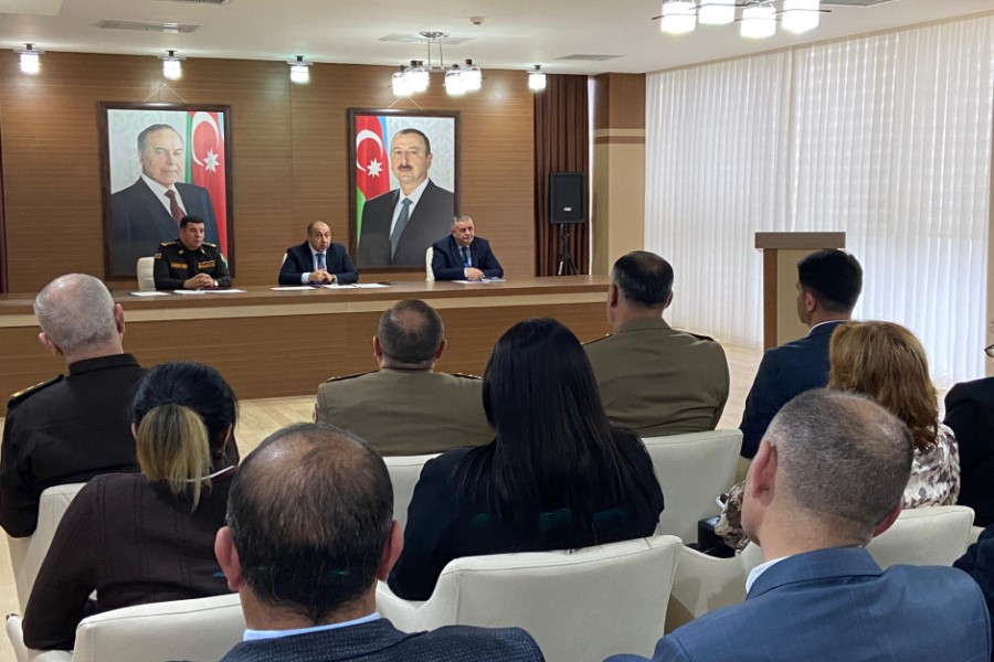 FHN-in Sumqayıt Regional Mərkəzi silsilə müşavirələr keçirib - FOTOLAR