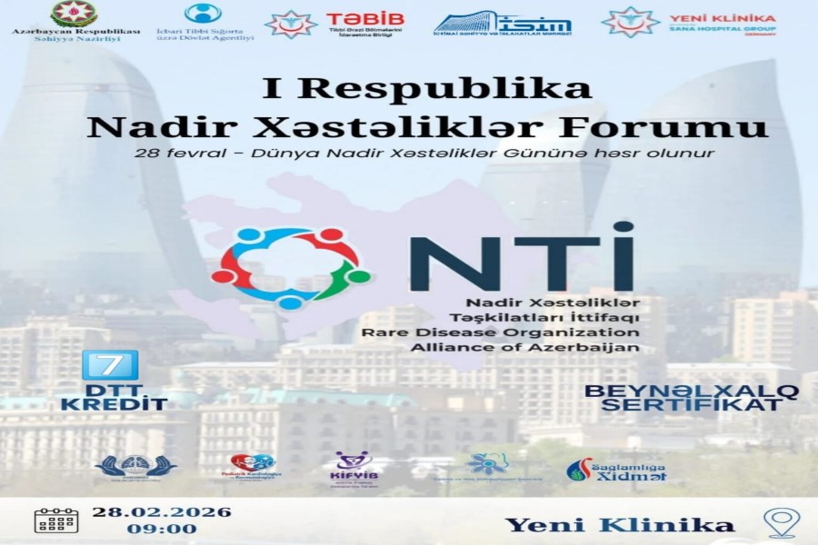 I Respublika Nadir Xəstəliklər Forumu keçiriləcək - AÇIQLAMA