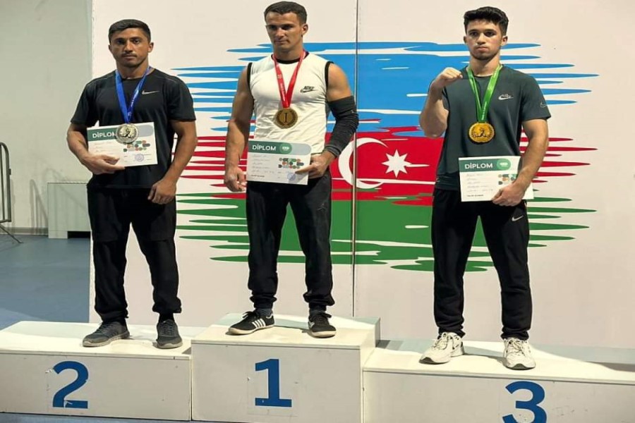 FHN-in İdman-sağlamlıq klubunun əməkdaşı qol güləşi üzrə gümüş medal qazanıb