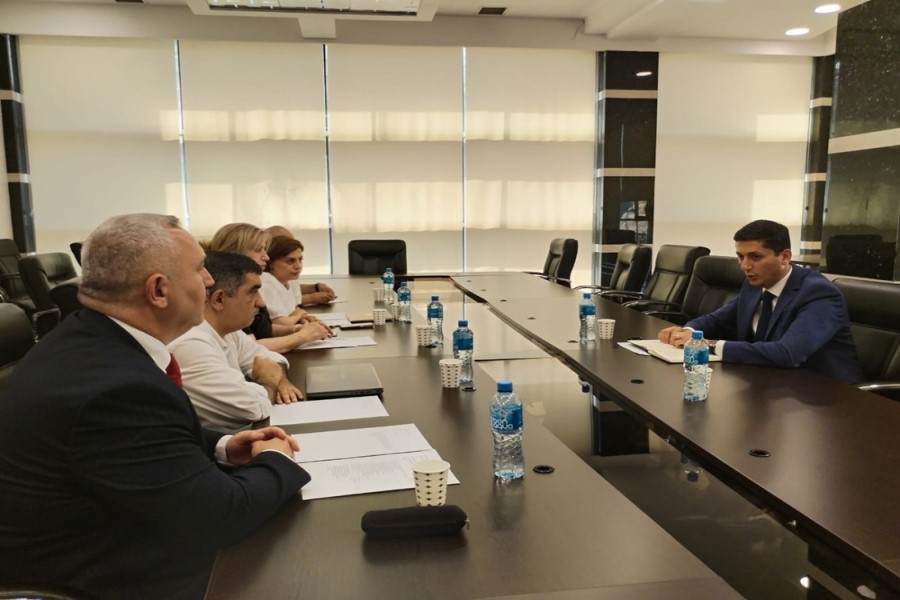 AMQF İdarə Heyətinin üzvləri PA nümayəndəsi ilə görüşüb - FOTOLAR