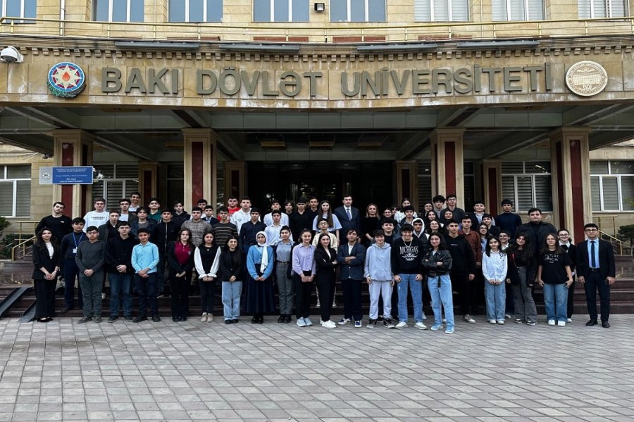 BDU-da “Abituriyentlərə dəstək” proqramının ilk təlimi keçirilib - FOTOLAR