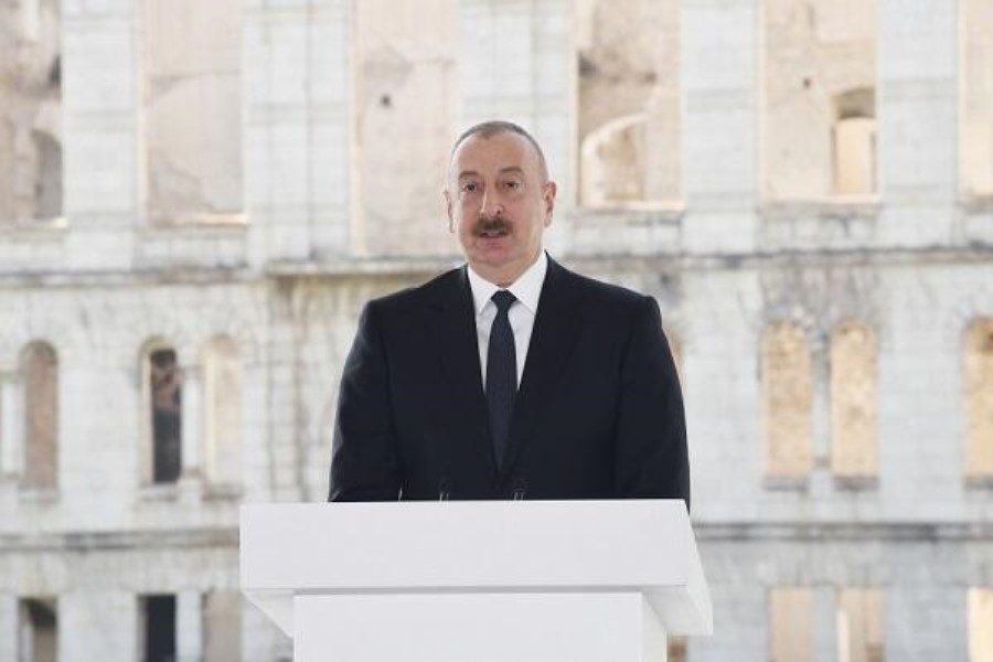İlham Əliyev Şuşaya getdi