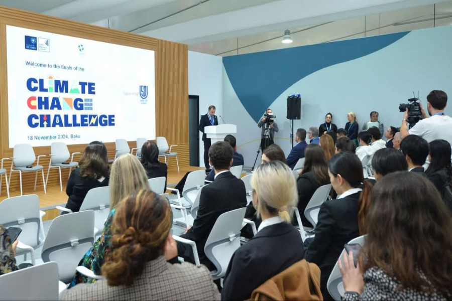 COP29-da “İqlim dəyişikliyi" müsabiqəsinin qalibləri mükafatlandırılıblar