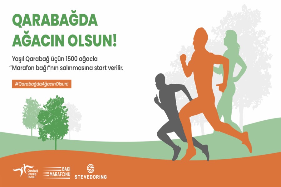 QDF “Bakı Marafonu” qalibləri adından Qarabağda ağacəkmə təşkil edəcək