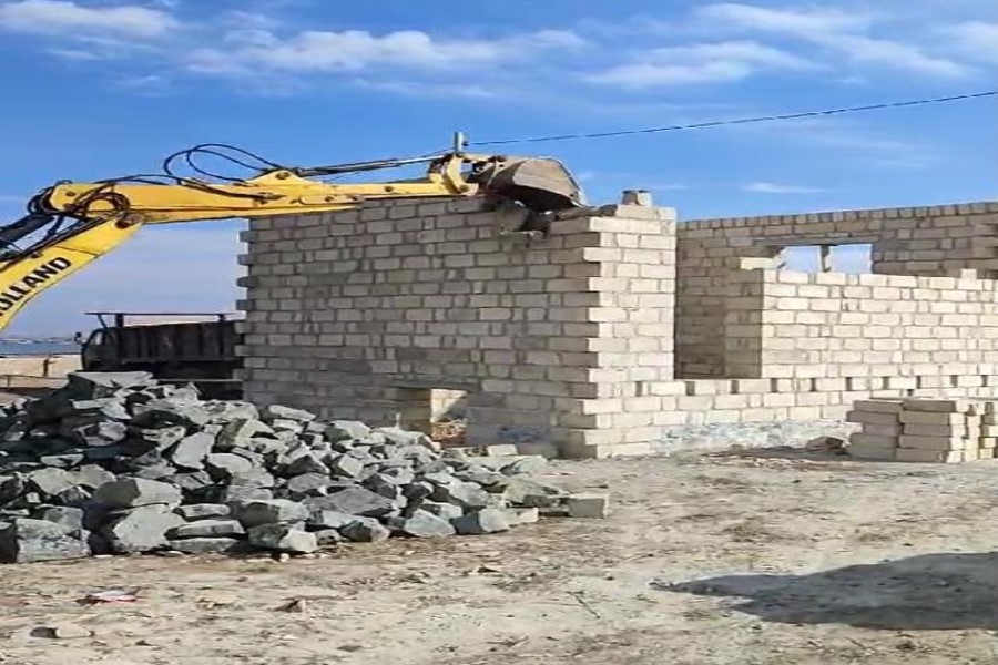 Fövqəladə Hallar Nazirliyi tərəfindən qanunsuz tikililər sökülüb